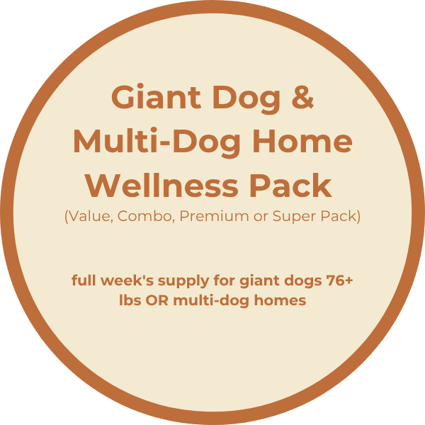 Giant Dog & Multi Dog Home Bone Broth Wellness Packs