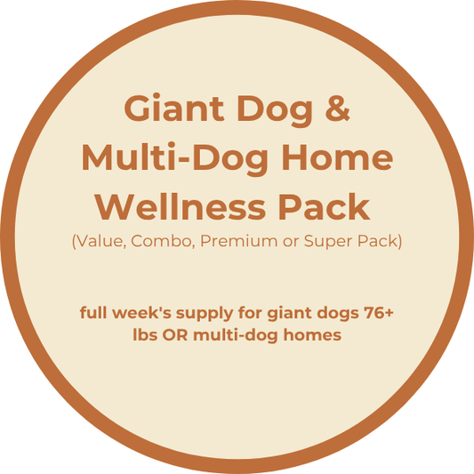 Giant Dog & Multi Dog Home Bone Broth Wellness Packs
